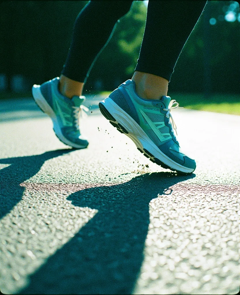 Mid-stride kinetic motion