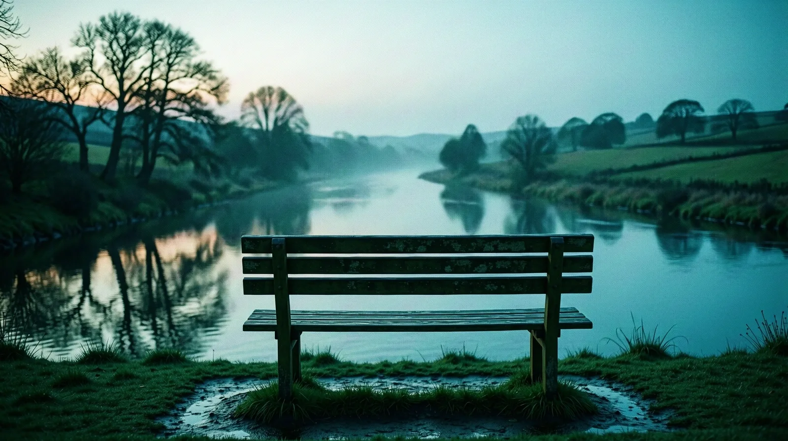 Calm morning landscape